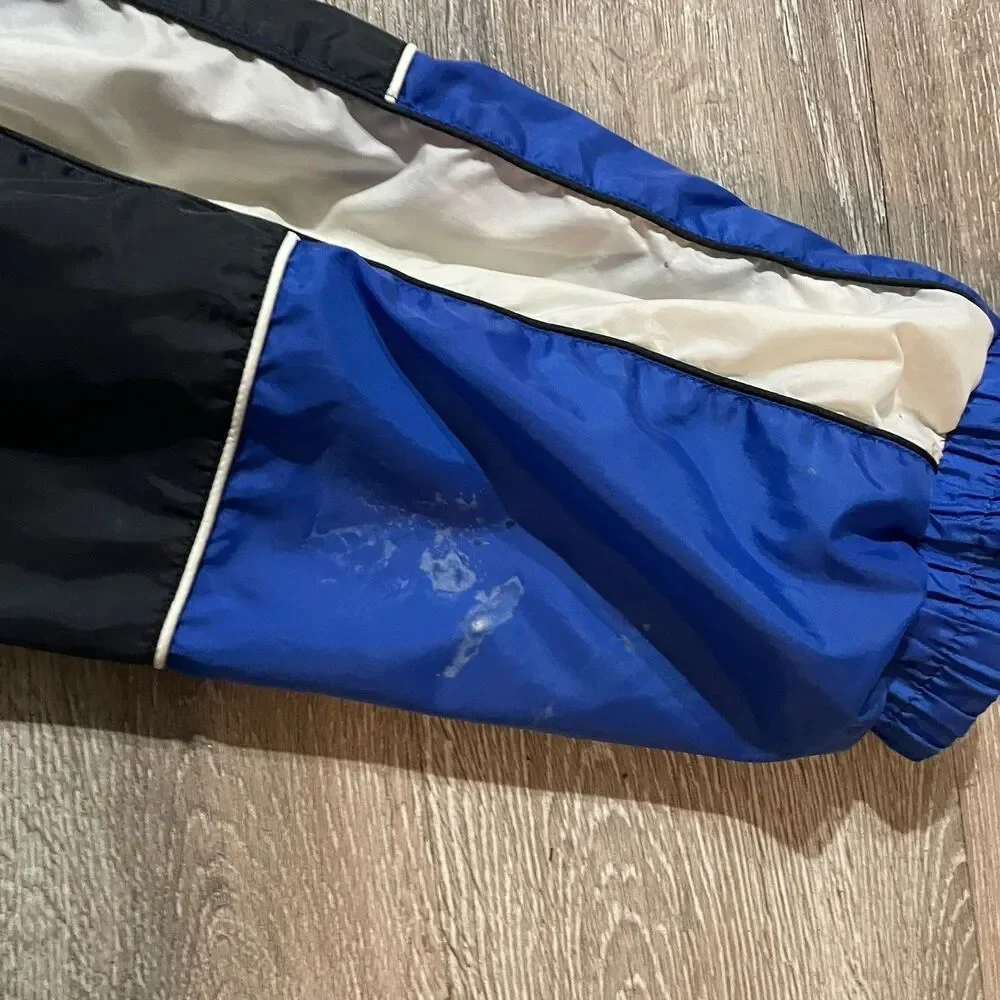 Vintage 90s USA Olympics JC Penny Windbreaker, Size XL Blue / Black